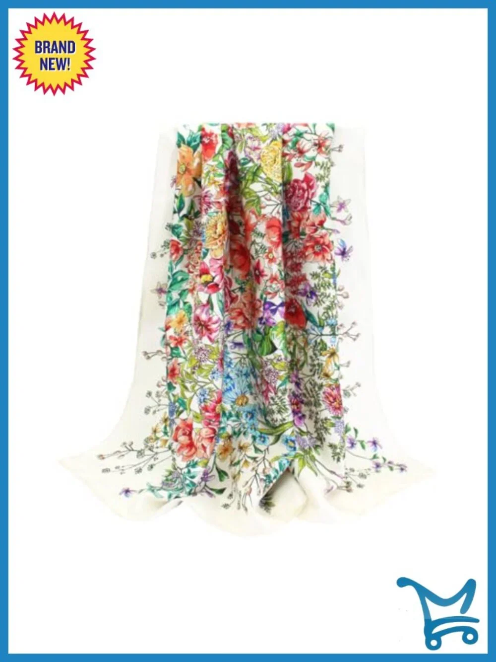 100% Mulberry Silk Scarf 35